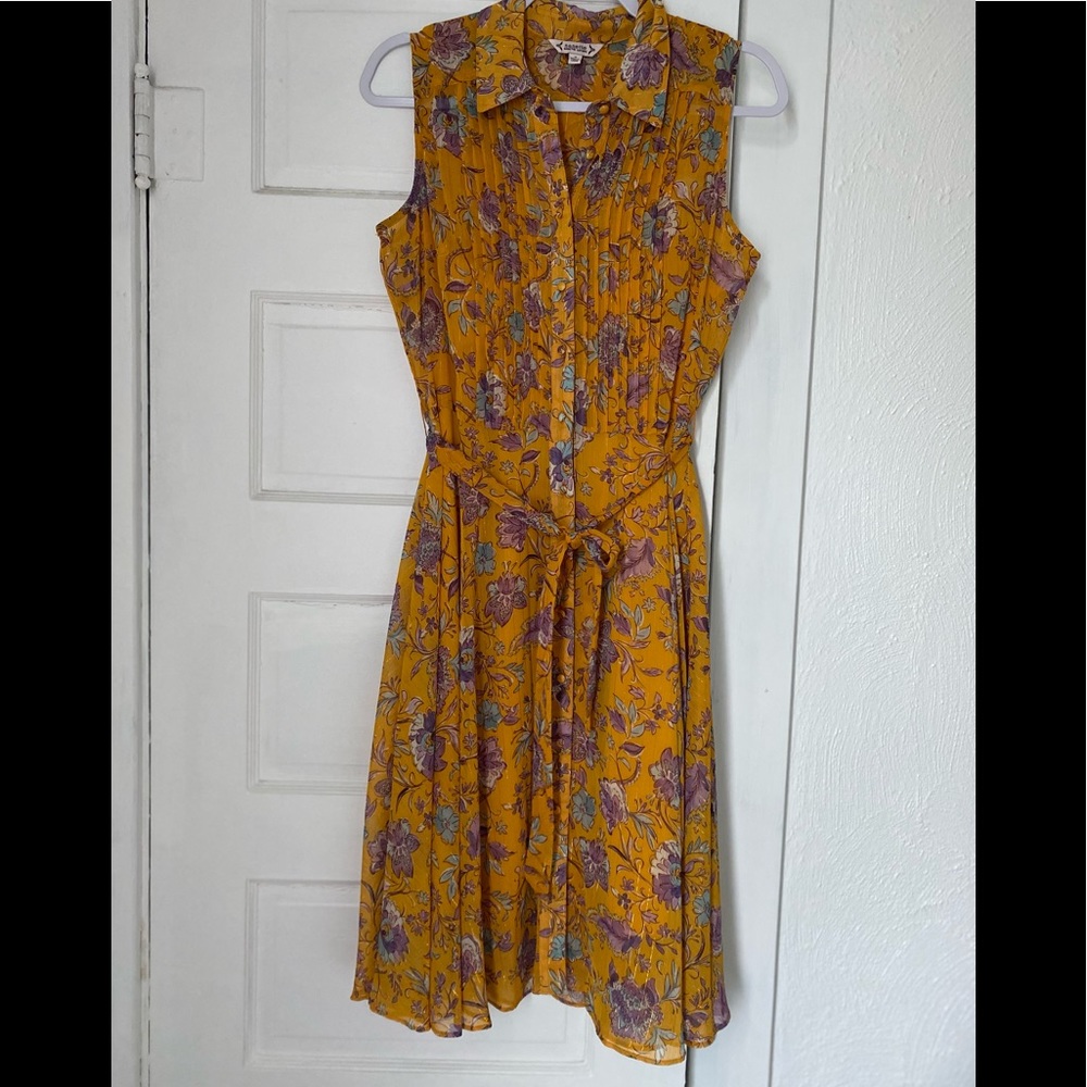 Nanette Lepore golden Yellow Dress NWOT